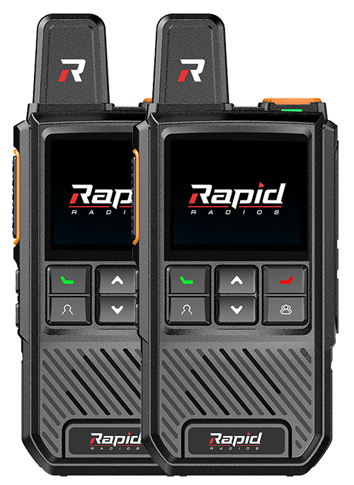 Rapid Radios Nationwide PTT Walkie-Talkie - 2-Pack